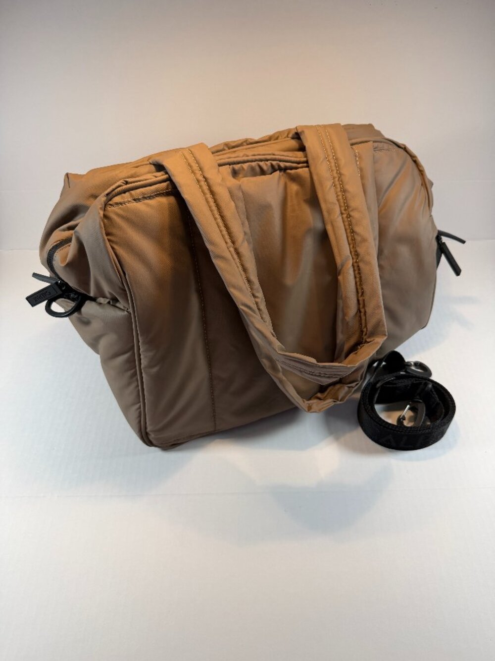 CALPAK Luka Duffel Chocolate Brown 25L Weekender Carry-On Travel Gym Bag